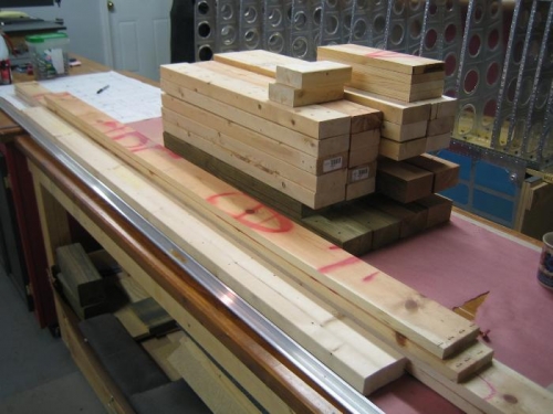 Precut Fuselage Jig Parts