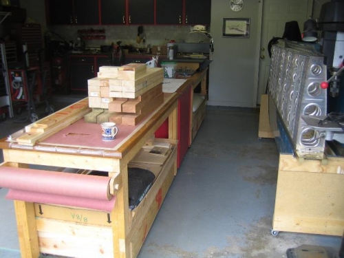 Aisle Behind Workbenches