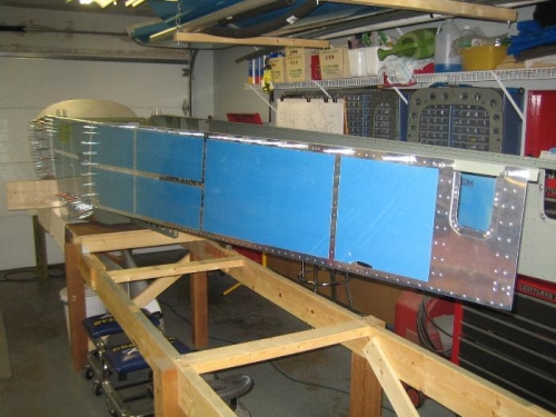 Aft Side Skins in Place