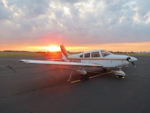 Sunrise at Marion Airport