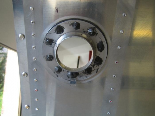 Filler Rivets Sealed