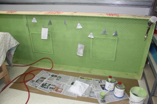 Make Shift Paint Booth