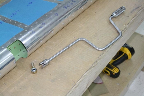 Home-made Rod End tool