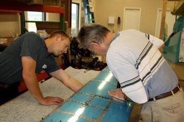 Riveting with bucking bar