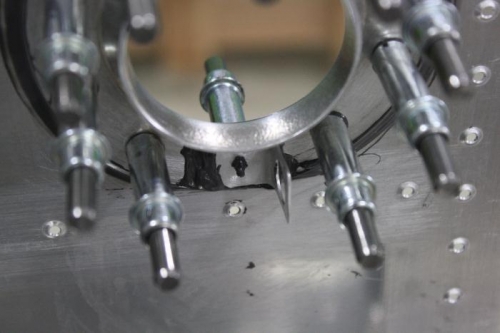 Prosealed the vent bracket prior to riveting