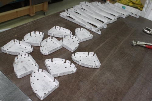 Finished dimpleing R-Flap
