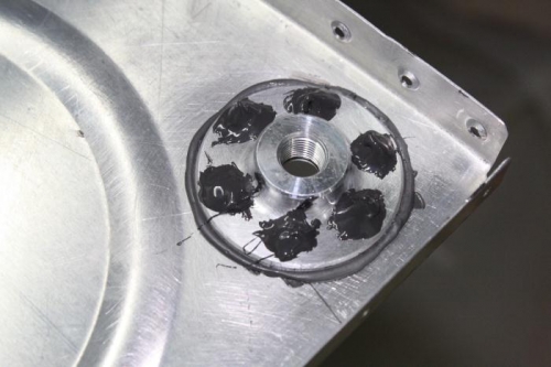 Outside tank outer rib.