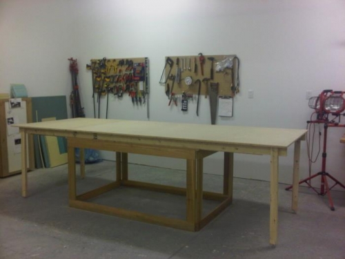 11' x 4' work table