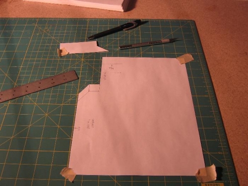 Cutting Front Top Template