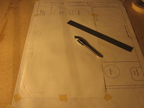 Tracing Front Bottom Template