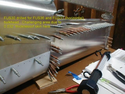FUS30 clecoed to horizontal FUS31