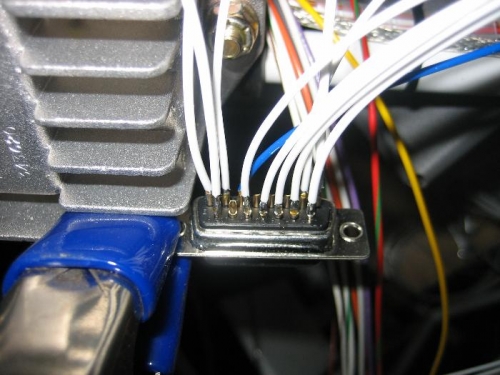 Autopilot solder cup connections.