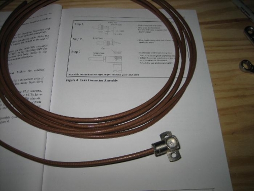 Coax wire connector.