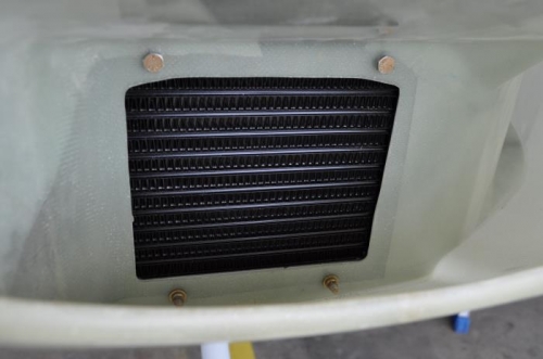 Oil Cooler with Cowl installed
