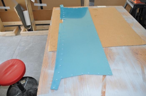 Upper Fwd Fuse Skin dimpled