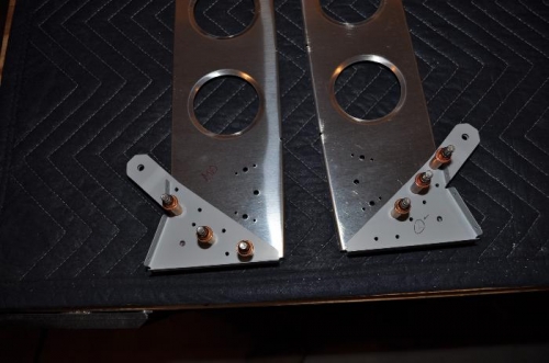 Match-drilled holes into
