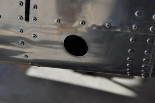 Hole for L Flap Torque tube