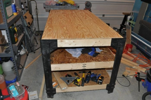 Re-sized workbench completed