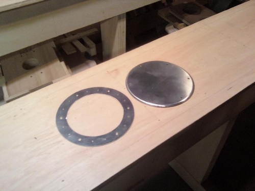 Wing inspection cover and backing plate