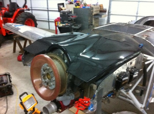 Carbon fiber plenum cover