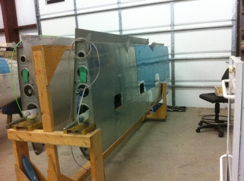 Right wing ready for fitting