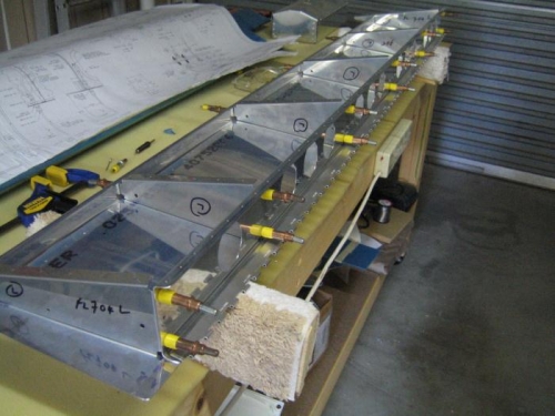 Flap under construction