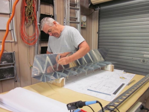 Fitting Aileron Stiffeners