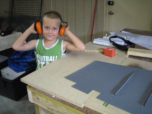 Ollie came along to lend a hand.