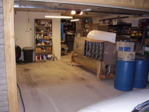 My half the garage