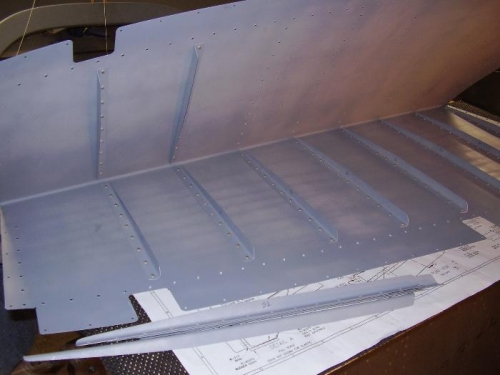 Stiffeners riveted