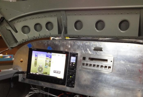 Panel in plane view