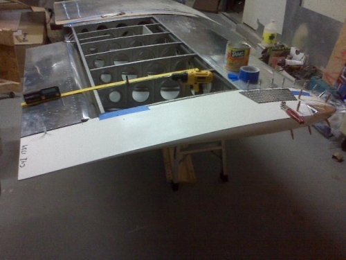 Aileron re-installed & aligned