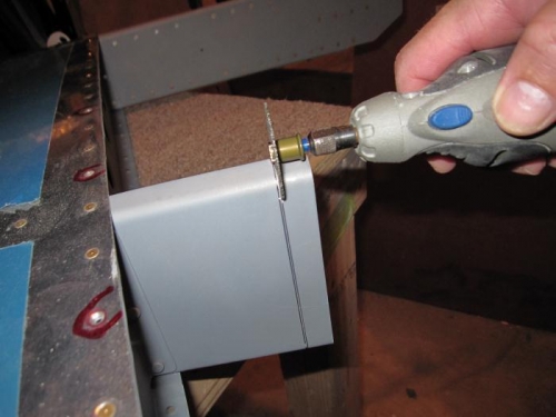 Cutting the front spar