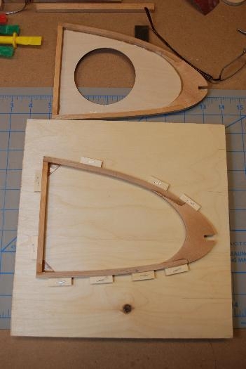 Jig for outer wing panel rib 3