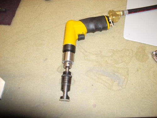 Countersink cage on air drill