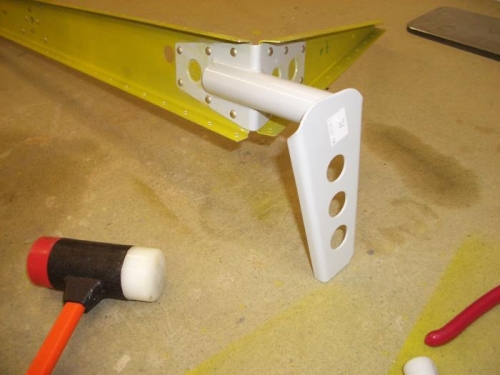 Close up of elevator horn