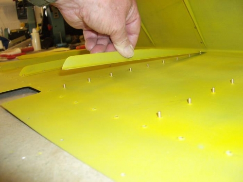 Stiffeners go into place