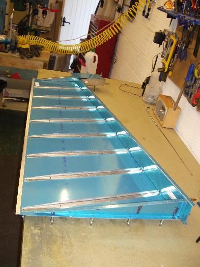 Rudder internal structure