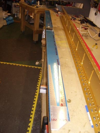 Rear spar, and doublers