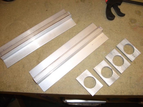 Tie down brackets and spacers