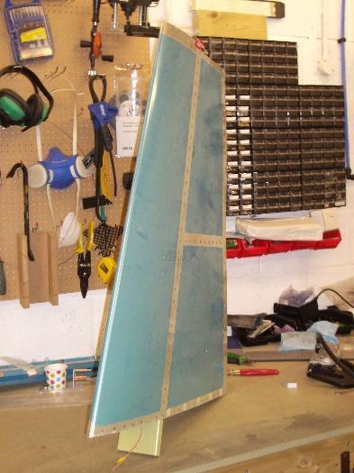 Skin fully rivetted onto VS skeleton