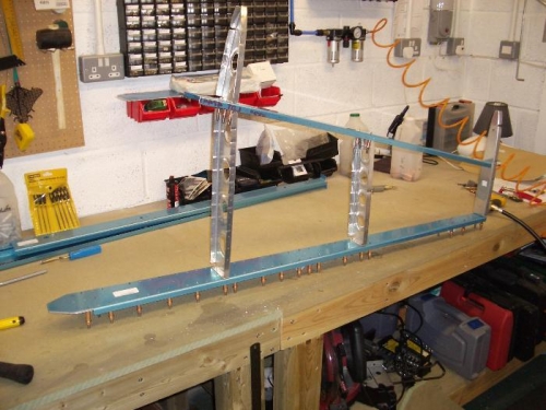 Vertical stabiliser skeleton