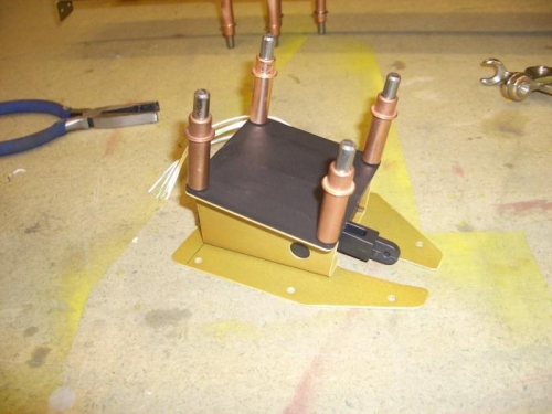 Pitch trim servo trial fit