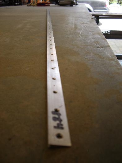 Countersunk rudder TE wedge