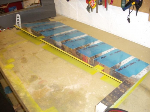 Right elevator - almost done.