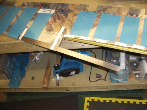 Reference line on trailiing edge