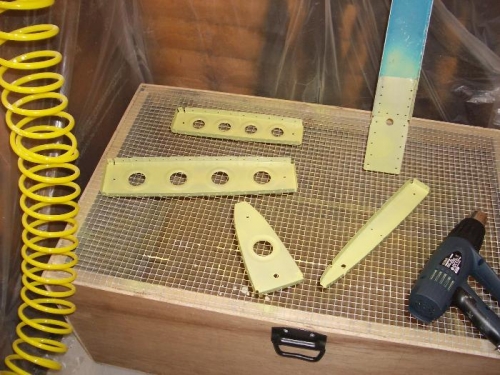 VS ribs after spraying