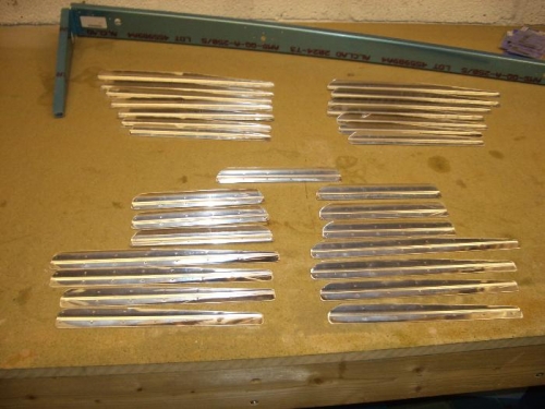 Left elevator stiffeners, with right ones behind