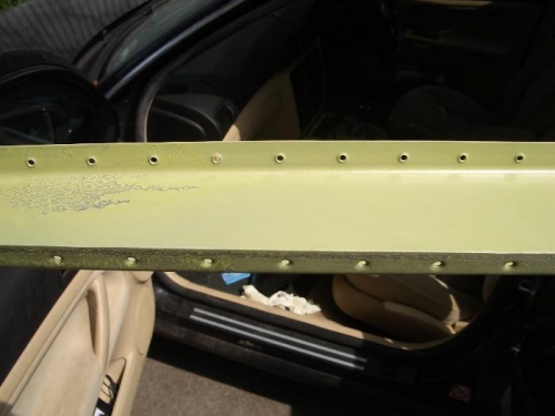 Paint OK on the right, no good on the left