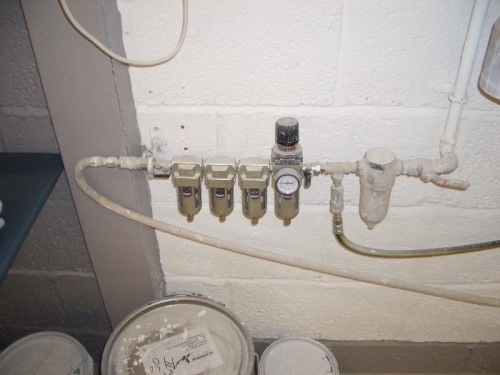 Dry that air supply! Tim's setup.